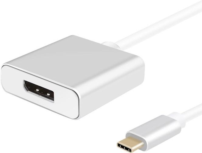Actual product image Helos PREMIUM USB/DisplayPort adapter (USB-C, 10 cm)