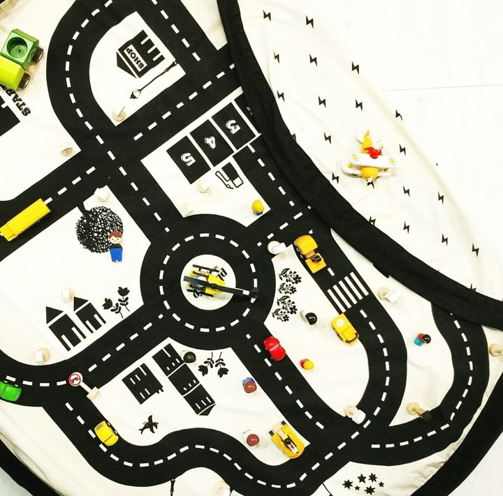 Actual product image play&go roadmap (140 x 140 cm)