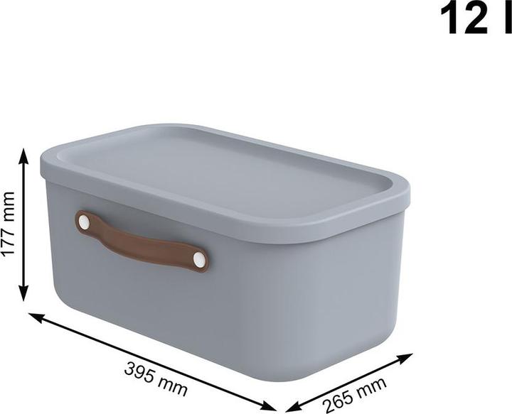 Image du produit Rotho Aufbewahrungsbox 12 l MALOJA (12 l)