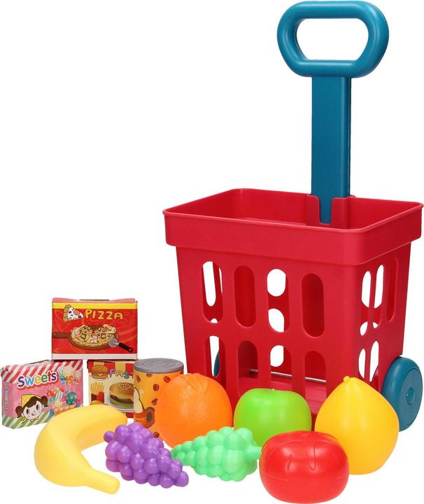 Produktbild Einkaufswagen mit Lebensmitteln
