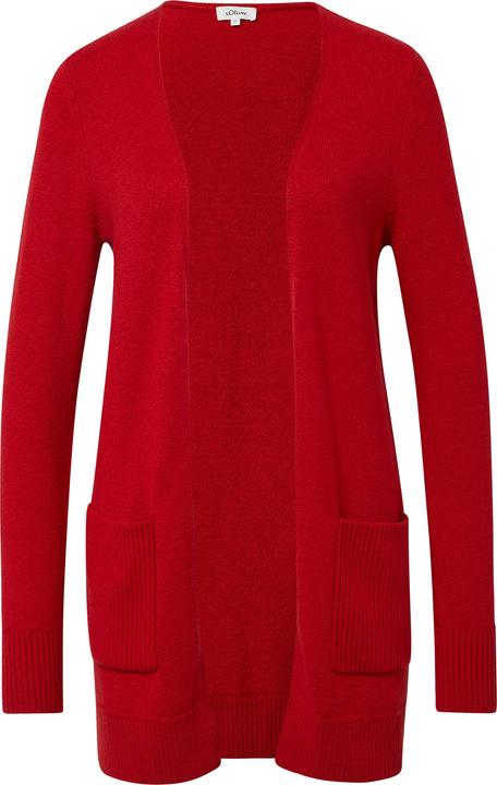 Produktbild s.Oliver Strickjacke Weiche Strickjacke mit aufgesetzten Taschen (34)