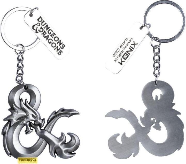 Actual product image Konix Dungeons & Dragons porte-clés 3D Logo