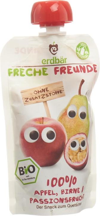 Image du produit Freche Freunde Quetschmus pomme poire & fruit de la passion (100 g)