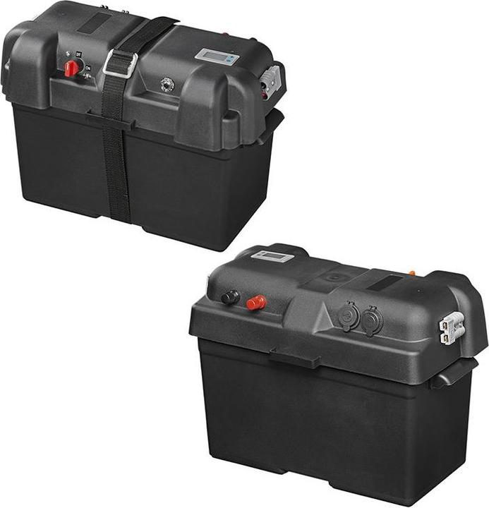 Immagine prodotto ProPlus Batteriebox 35x18x23cm 2x USB - 1x 12V Steckdose - Voltmeter - 2x Anderson Stecker