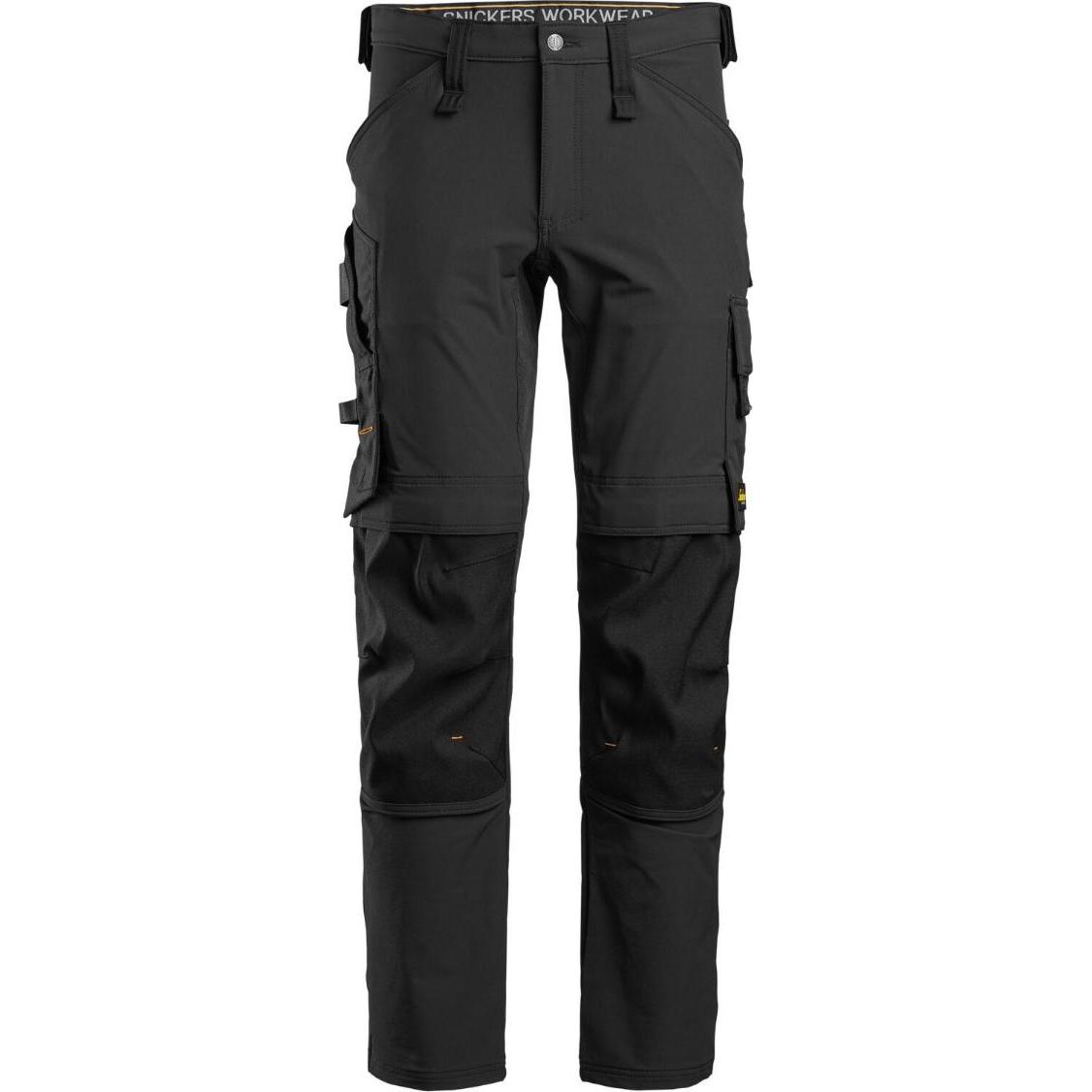 Snickers Workwear, Pantaloni da lavoro, Werkbroek 6371 Staal Grijs - Zwart (5804) Maat 054 (54)