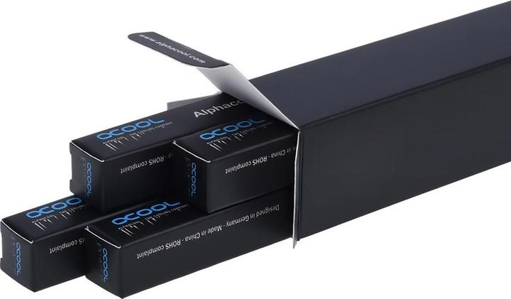 Produktbild Alphacool Eisrohr 13/10mm Hard-Tube Acryl (PMMA) - klar, 80cm ( 4er-Set) (0.80 m, Kunststoff)