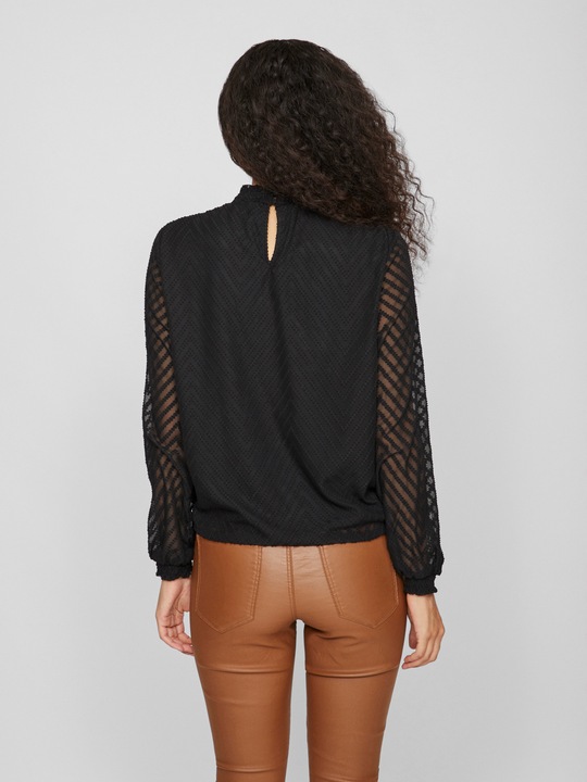 Produktbild Vila High Neck Oberteil mit langen Ärmeln (34)