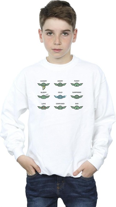 Produktbild Star Wars Mandalorian Grogu Mood Sweatshirt Jungen (140, 146)
