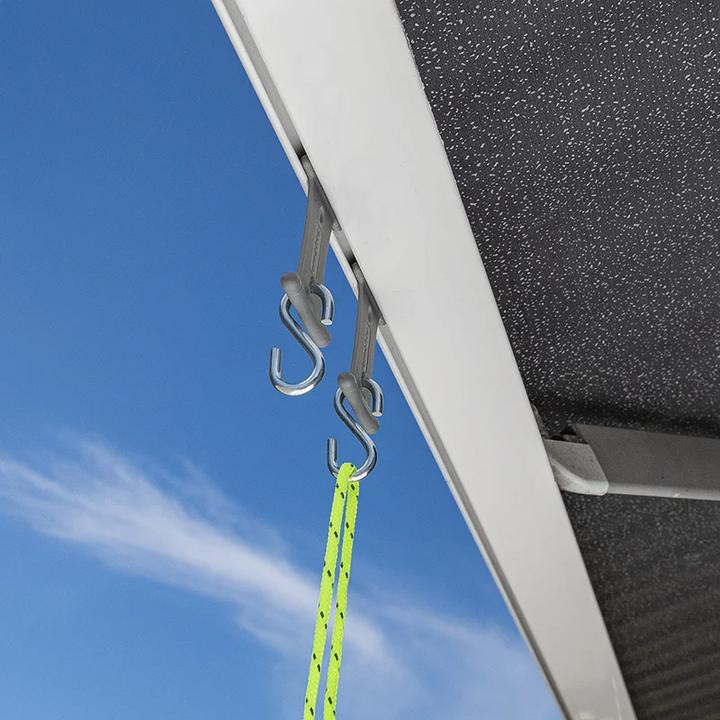 Produktbild ProPlus Aufhänger mit S-Haken für Kederschiene 5/6mm und 7/8mm - Set von 6 Stück