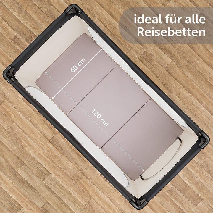 Actual product image Alvi Travel bed mattresses Travel bed mattress comfort - 60 x 120 cm / height 6 cm (60 x 120 cm)