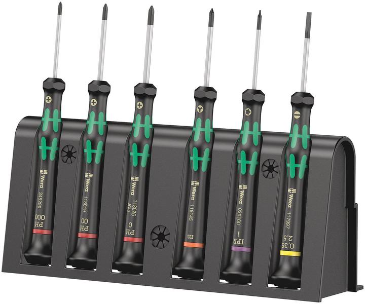 Produktbild Wera 2050/6 Rack (Schlitzschrauben, Torx Plus, Phillipps-Kreuzschlitz (PH))