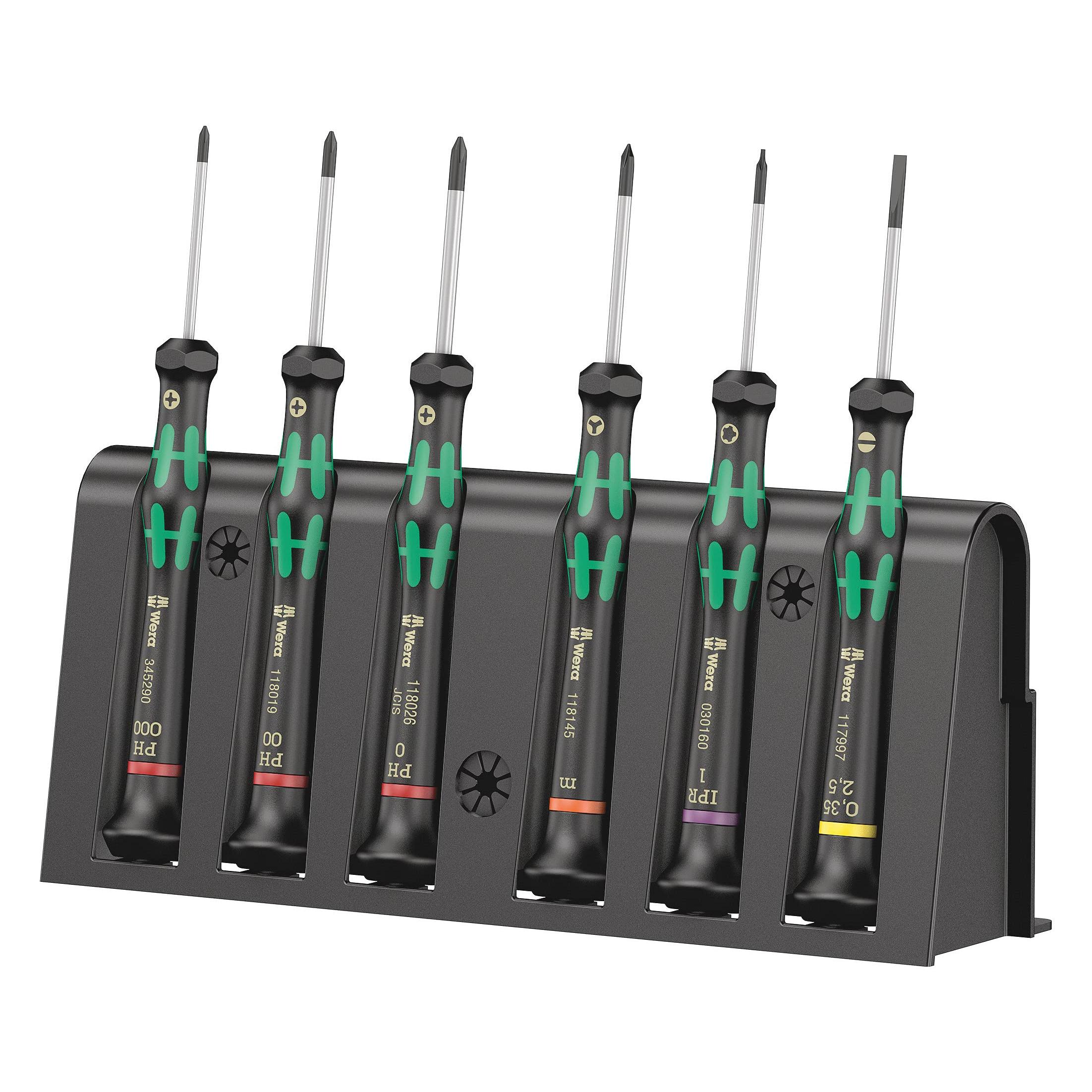 Wera Nero Cacciavite, 2050/6 Rack (Fessura Croce Phillipps (Ph), Tx Plus, Viti Con Testa A Intaglio)