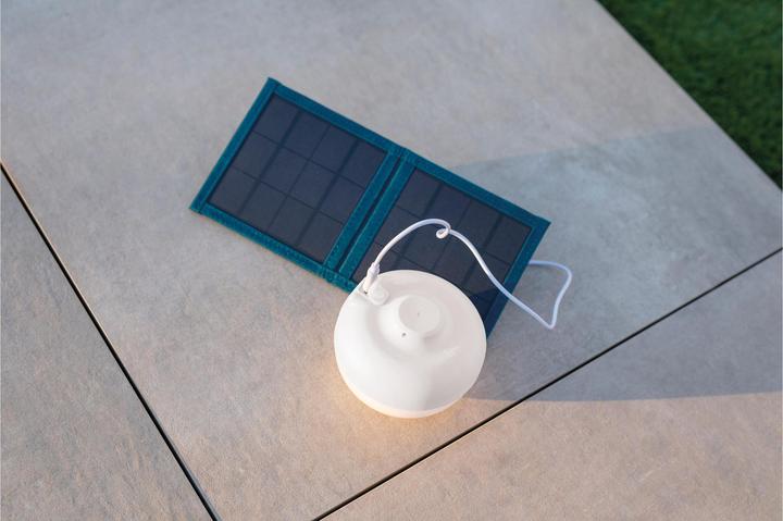 Actual product image Garden Lights New Garden CHERRY BULB BATTERY Solar&Recharge,white,warm light (900 lm, IP54)