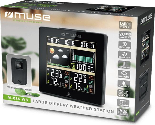 Actual product image Muse Weather Station | M-085 WS (Radio Frequency (RF))