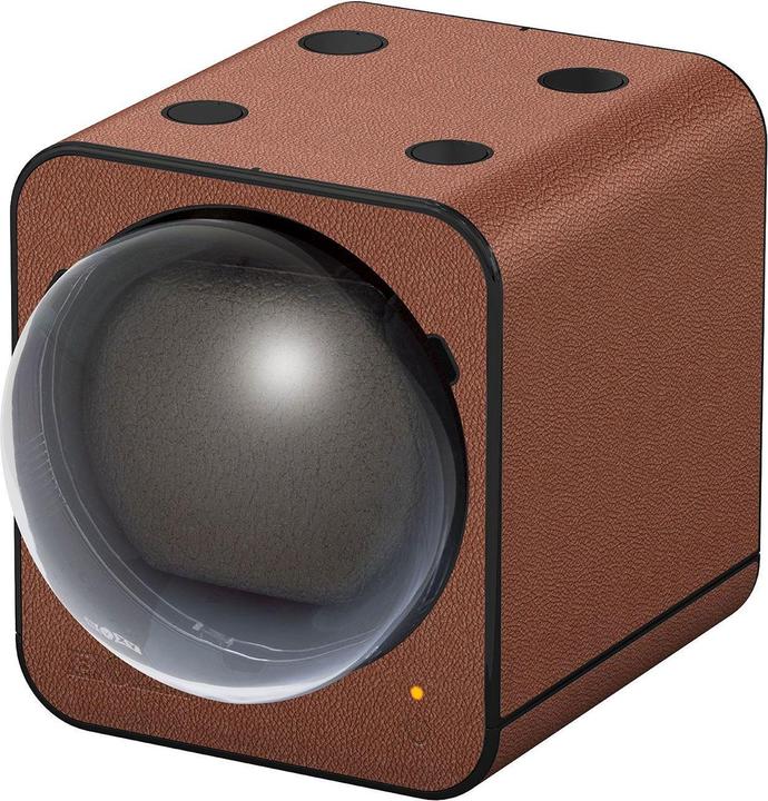 Actual product image Beco Watchwinder Boxy Fancy Brick Brown Leather without power supply unit