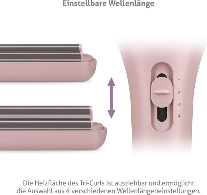 Produktbild Truelife HairWaver W6 pink / Lockenstab / 100 W / 160 - 210 °C