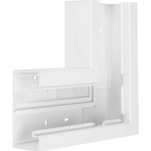 Hager, Leitungsführung, TEH BR6513059010 Flachwinkel aus Grundprofil Kunststoff BR 65x130mm OT 80mm RWS (6.80 cm)