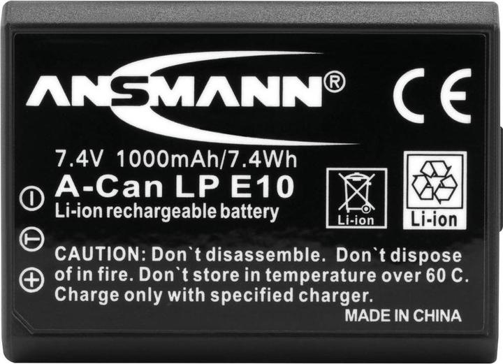 Actual product image Ansmann A-Can LP-E10 (Camera battery)