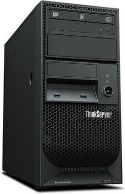 Actual product image Lenovo ThinkServer TS150 (Intel Xeon E3-1225 v5, 8 GB, Tower Server)