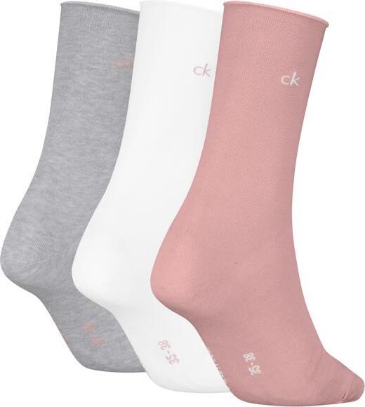 Produktbild Calvin Klein Rollbund Socken (3er Pack, 35 - 38)