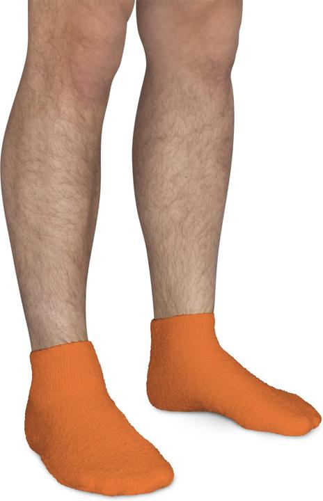 Produktbild Normani 2 Paar Kuschel-Socken Ringel Orange (2er Pack, One Size)