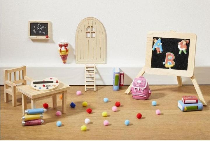 Actual product image Hobby Fun Mini Utensils Backpack 4 cm, Rose