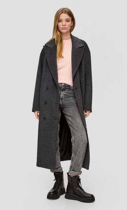 Produktbild s.Oliver Strickpullover Strickpullover mit Ajourmuster (XXL)