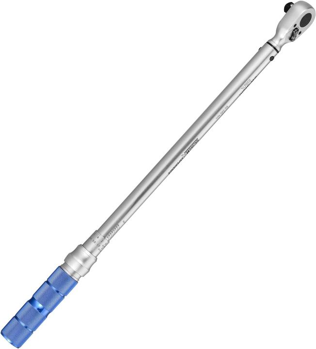 SW-Stahl 03821L Drehmomentschlüssel 1/2 60-340 Nm I Umschaltknarre lang I 62 cm lang 48 Zähne I Dreh (1/2", 340 Nm, 60 Nm)