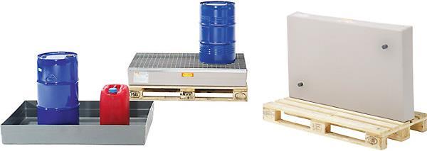 Actual product image Cemo Pallet sump, GRP
