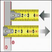 Actual product image Kraftwerk Prof. tape ruler 3 m x 19 mm (5 m)