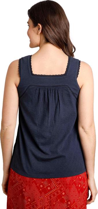 Actual product image Weird Fish Womens/Ladies Chelle Organic Cotton Square Neck Vest Top (34)