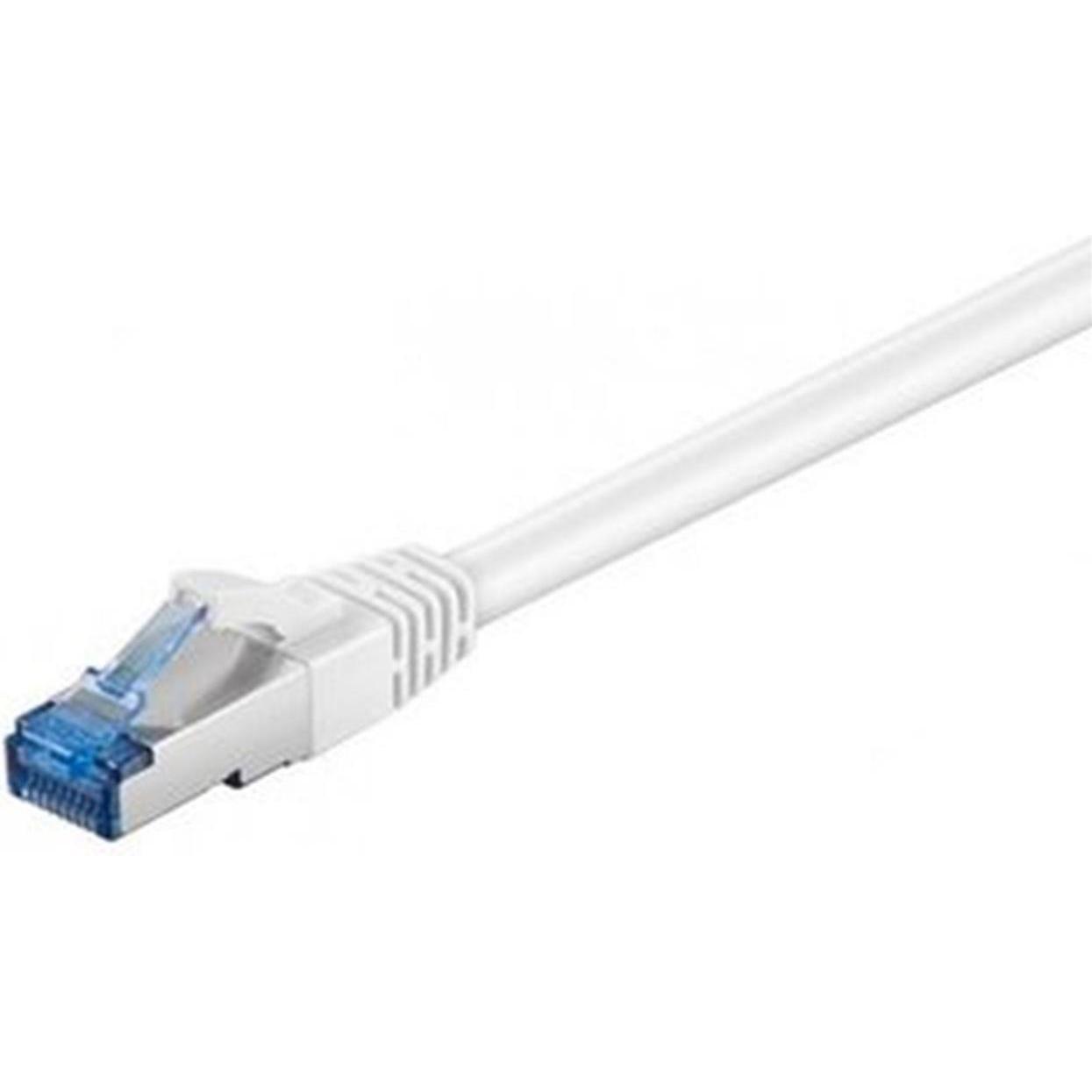 M-Cab CAT6A-S/STP-PIMF-LSZH-1.50M-WH (S/FTP, CAT6a, 1.50 m), Netzwerkkabel