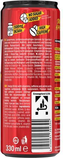 Actual product image All Stars Raw Intensity Energy Drink (330ml) (Orange, 1 x)