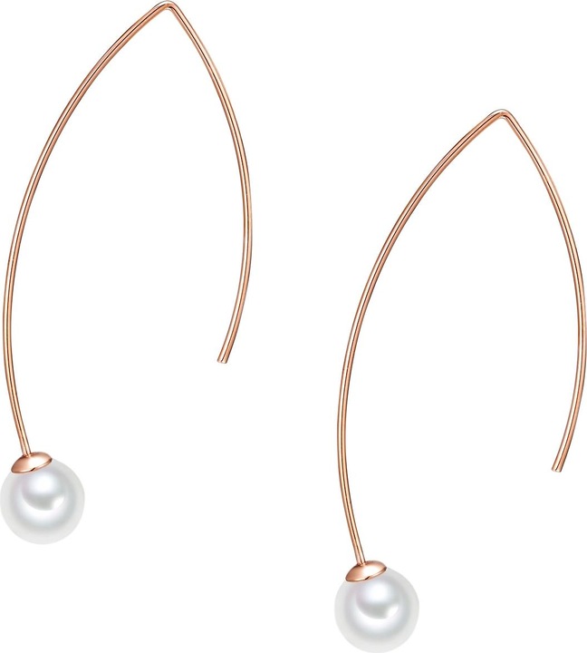 Produktbild Lulu & Jane Damen Messing Muschelkernperle roségold - 29409 (Messing)