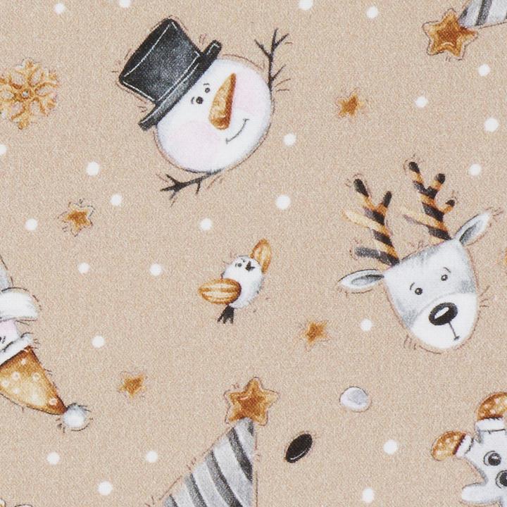 Image du produit VBS Tissu de coton "motifs de Noël", largeur 140 cm, vendu au mètre