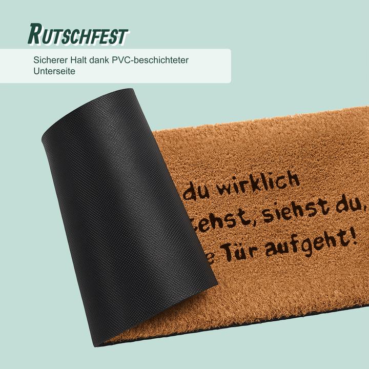 Produktbild Relaxdays GmbH Fussmatte Ob du wirklich richtig stehst (40 x 60 cm)