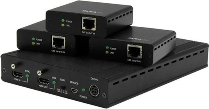 StarTech 3-poorts HDBaseT Extender Kit met 3 ontvangers - 1x3 HDMI over CAT5 Splitter - tot 4K