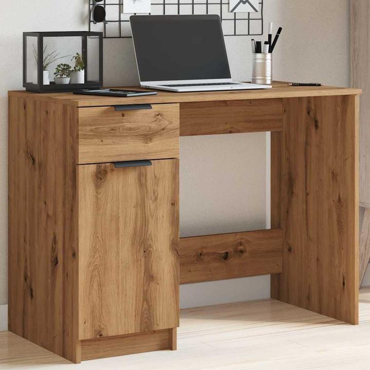 Image du produit vidaXL Schreibtisch Artisan-Eiche 100x50x75 cm Holzwerkstoff Bürotisch (100 x 50 x 75 cm)