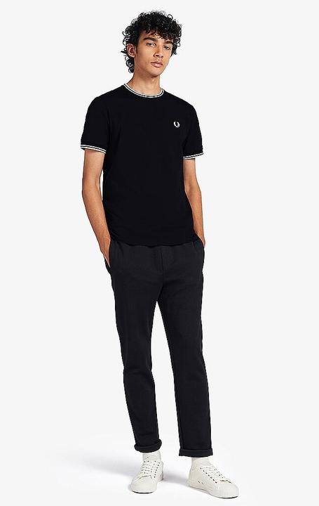 Actual product image Fred Perry Double stripe T-shirt (S)