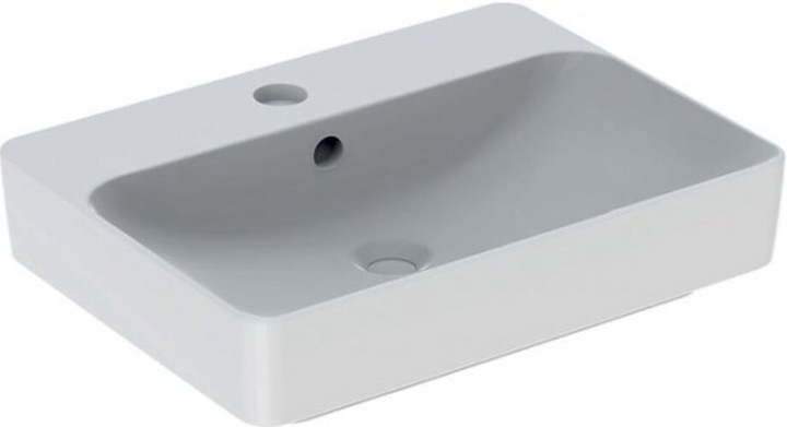 Produktbild Geberit Keramag VariForm Aufsatzwaschtisch rechteckig, 600x450mm, mit Hahnloch, mit Überlauf (185 mm, 600 mm)