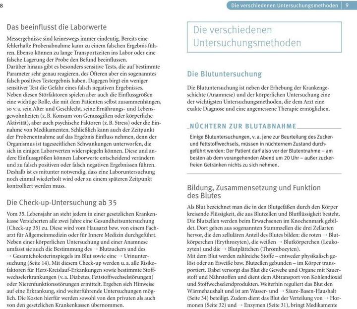 Produktbild Laborwerte (Deutsch, Nicole Schaenzler, 2016)