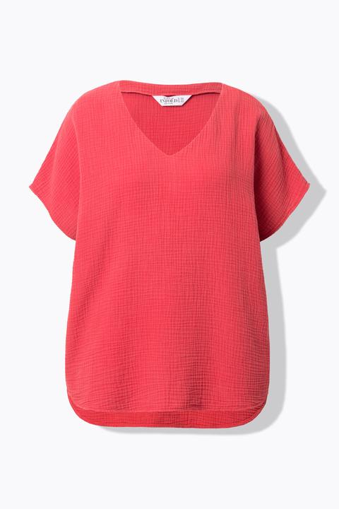 Actual product image Studio Untold Oversized Cap Sleeve Muslin Blouse (46)