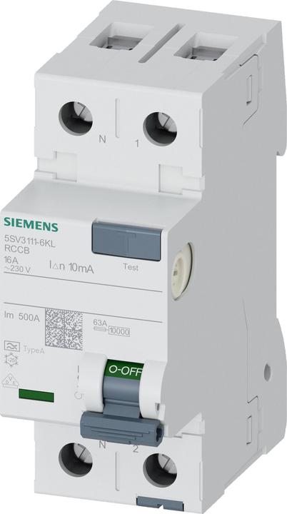 Produktbild Siemens FI-Schutzschalter