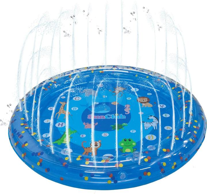 Casativo 2er-Set Wasserspielmatte mit Spritzdüsen, Ø 90cm (90 cm)