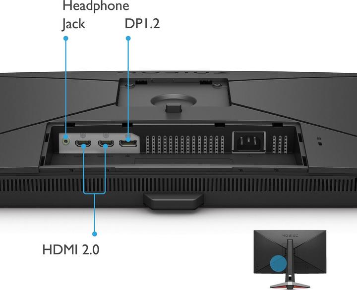 Actual product image BenQ Mobiuz EX2710U (3840 x 2160 Pixels, 27")