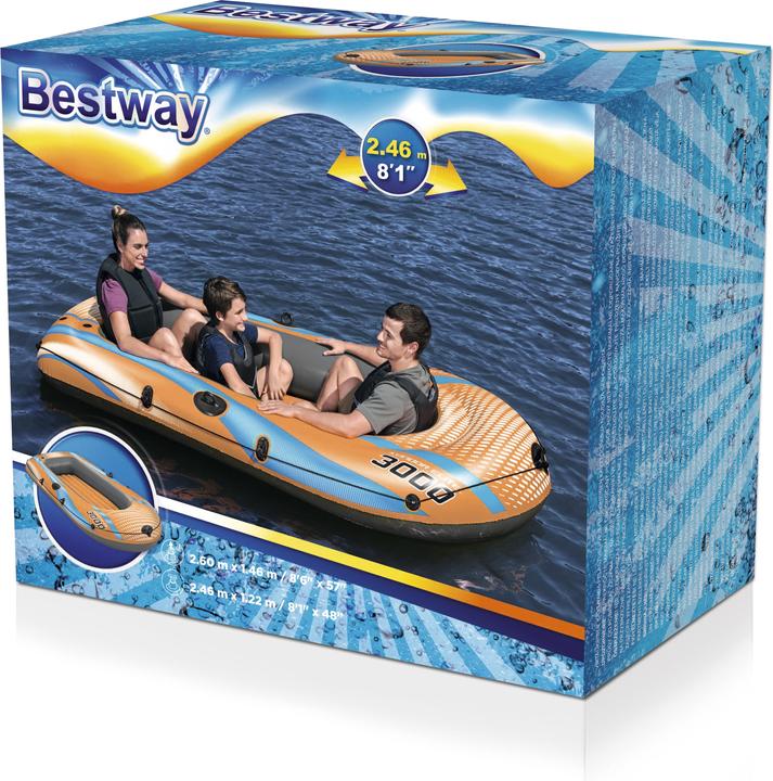 Produktbild Bestway Kondor Elite 3000 Gummibåd 246 x 122 cm (246 cm, 3 Pers.)