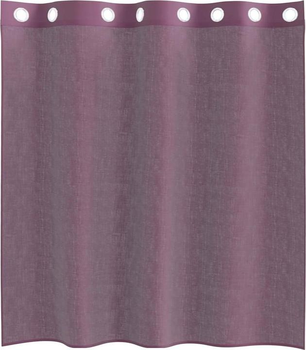 Produktbild vidaXL Voile Vorhänge mit Stangentaschen 2 Stk. Lila (140 x 140 cm)