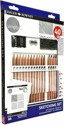 Image du produit Daler-Rowney SKETCHING SET DR 40 pcs.
