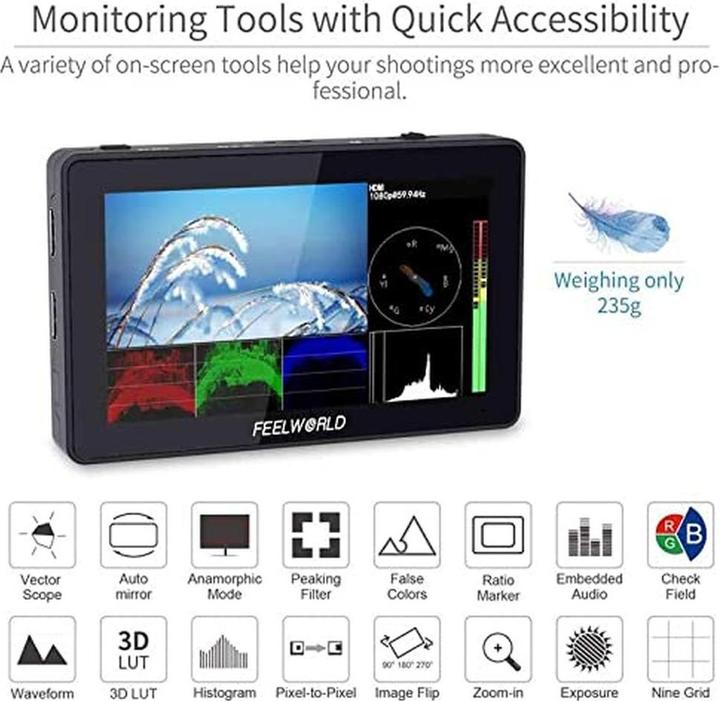 Image du produit Feelworld F6 Plus (5.50", Full HD)