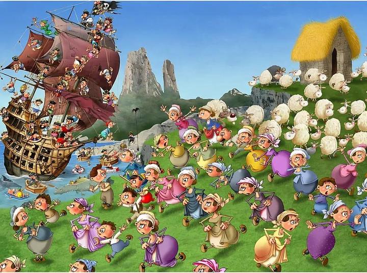 Immagine prodotto Grafika Puzzle 2000 pezzi François Ruyer: Piratesco (2000 pezzi)